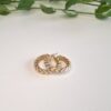 20251123_144535.jpg LUXE – White & Gold Hoop Earrings