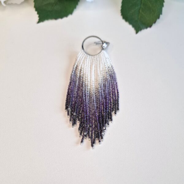 20251129_130811.jpg AURORA – Long White & Purple Ombré Drop Earrings