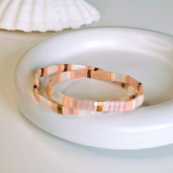 TILA – Peach Bracelet Set